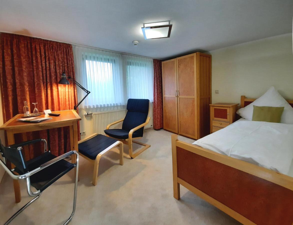 Hotel Vier Spitzen Lauenforde Bagian luar foto